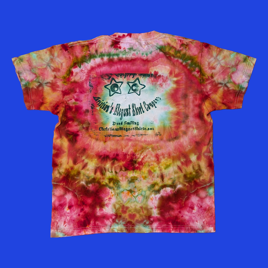 Dyed Smiling - Small ***upcycled***