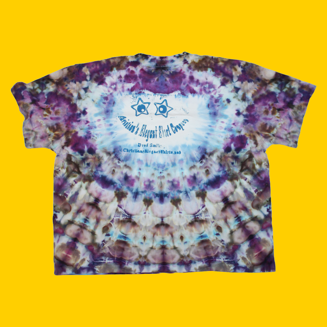 Dyed Smiling Blue